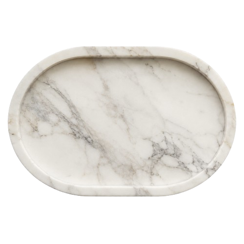 Calacatta marble tray