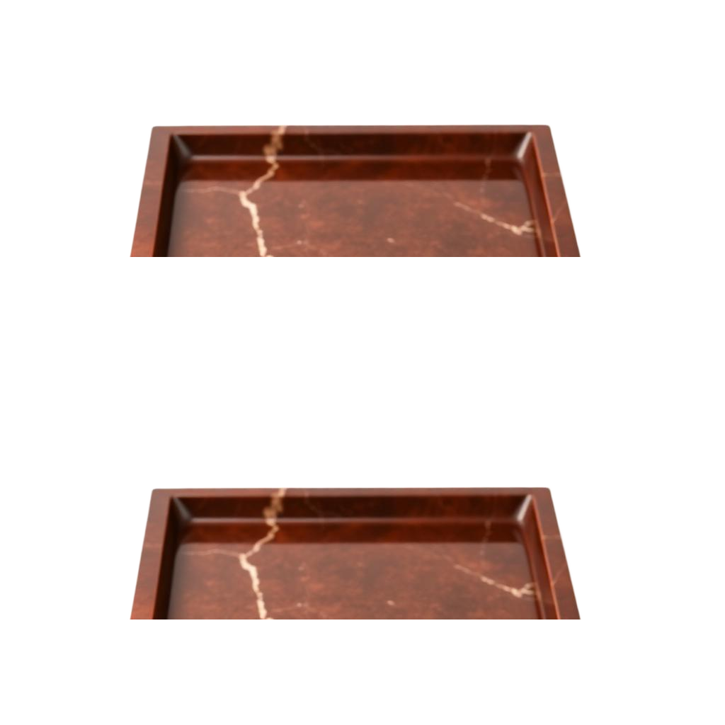 Emperador Dark Rectangle Tray in Emperador Dark